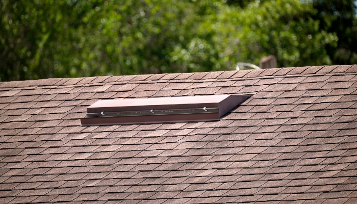 A brown roof, highlighting the importance of ventilation in roof replacement in Connecticut.